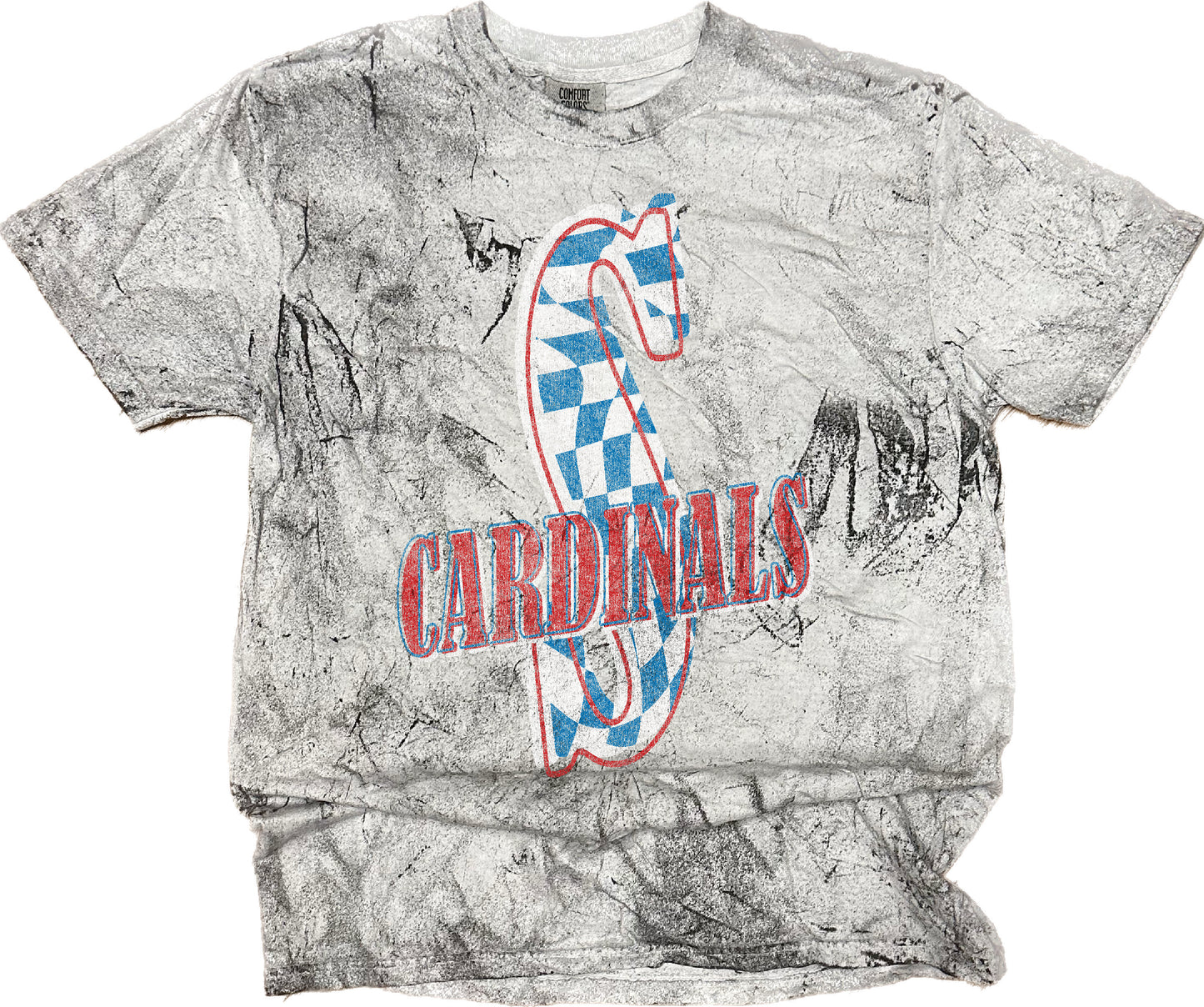 Sabine Cardinals Vintage Washed Spirit Tee
