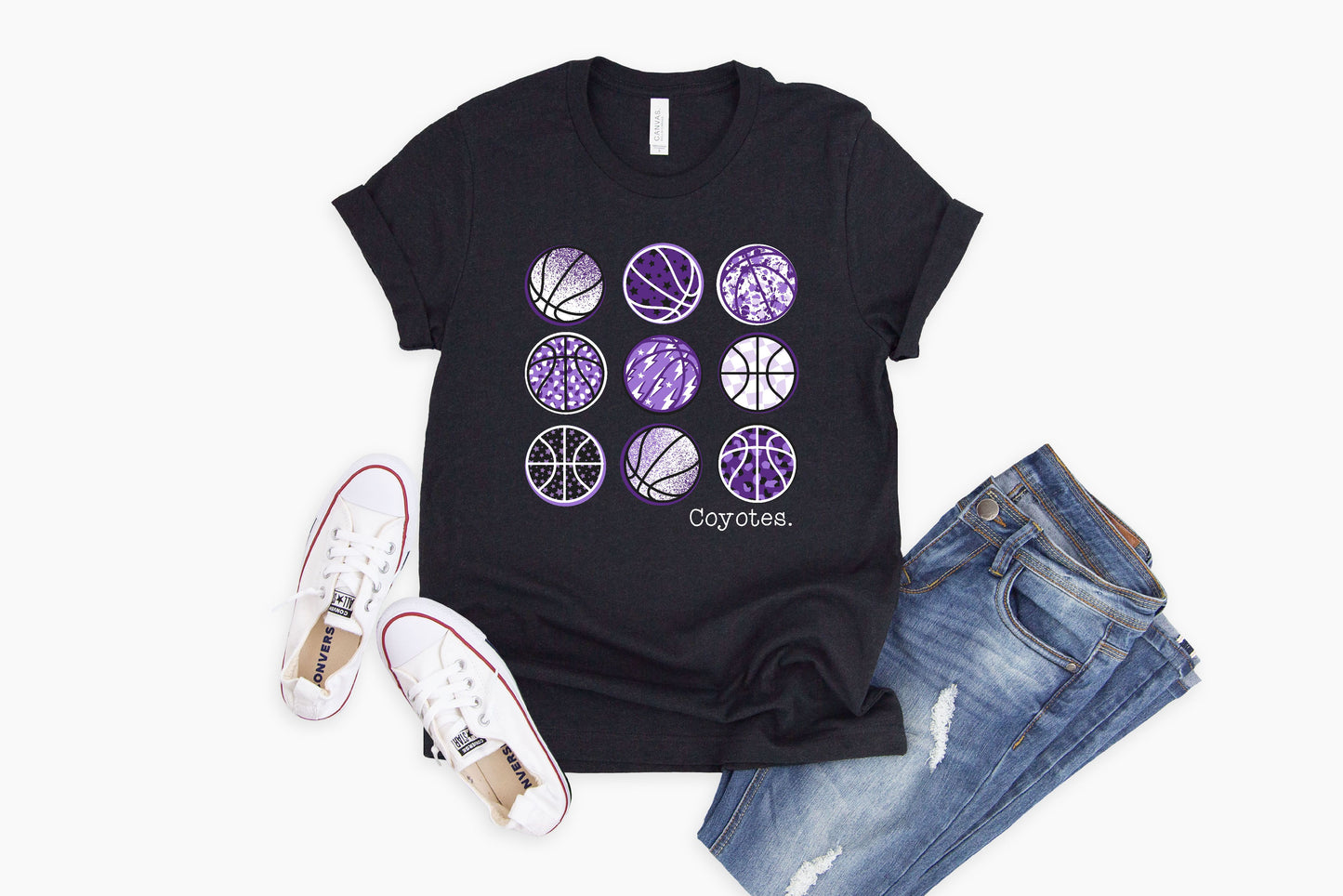 Anna Coyotes Basketball - Crewneck & V-Necks