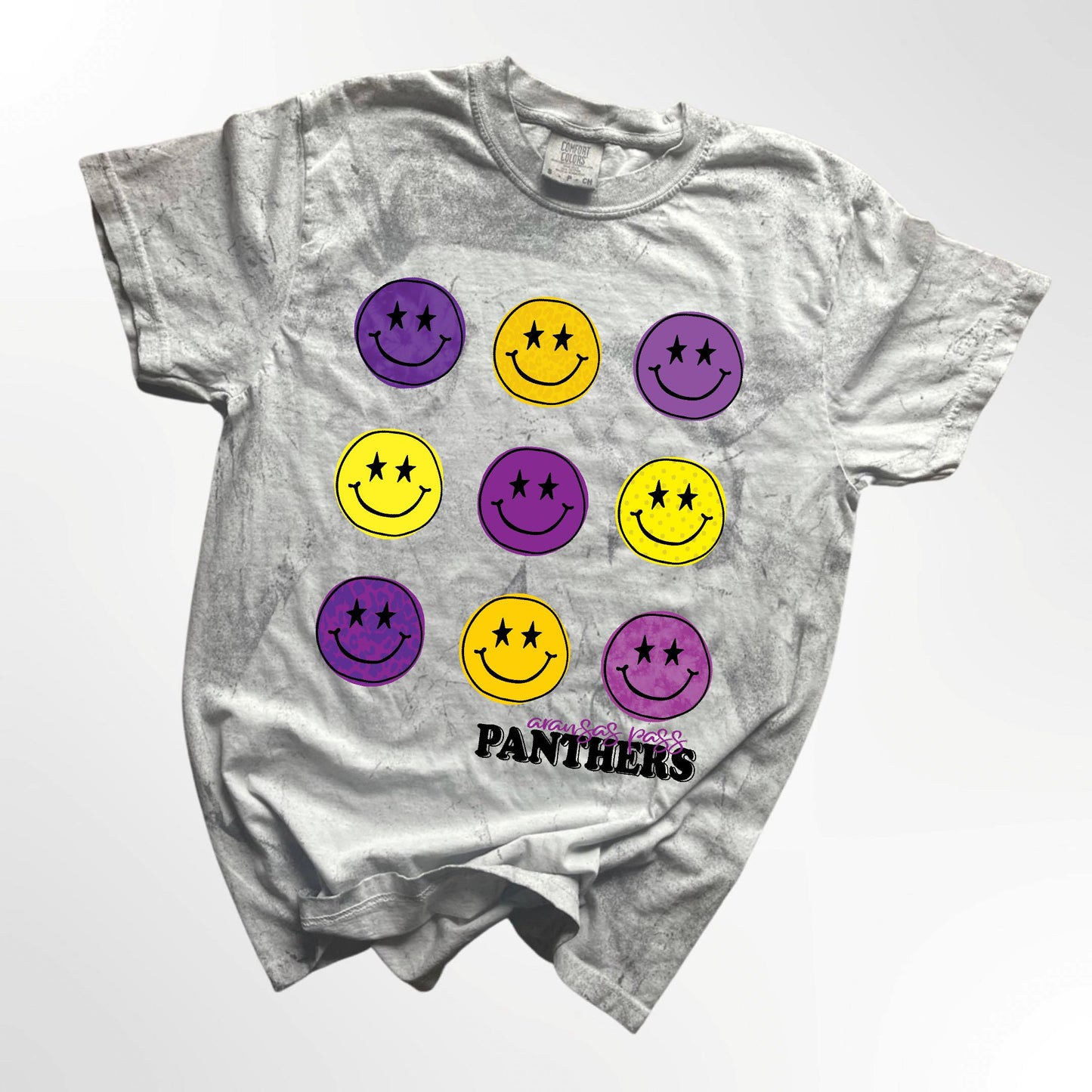 Aransas Pass Panthers Retro Smiley Spirit Tee