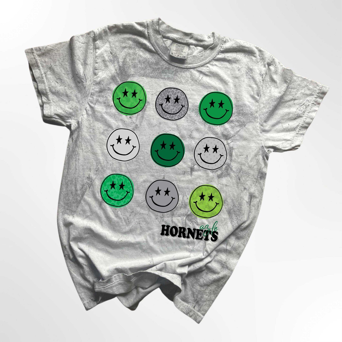Azle Hornets Retro Smiley Spirit Tee