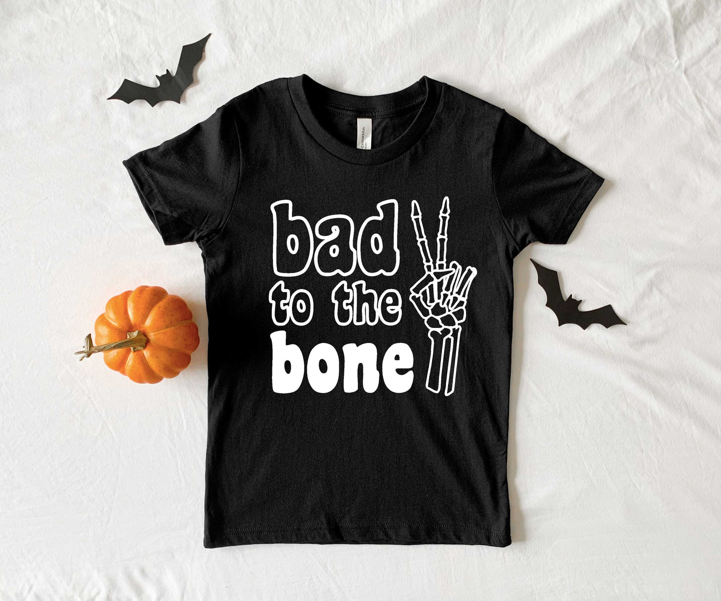 Bad to the Bone - Black & White Shirt