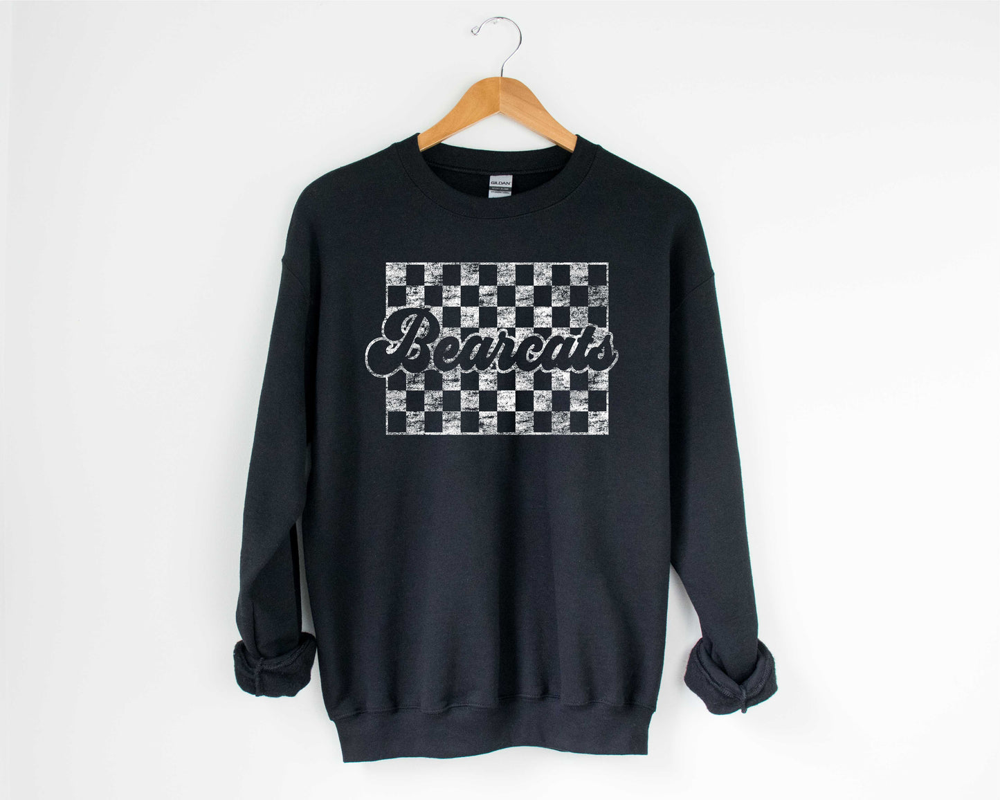 Bearcats Checkered Sweatshirt