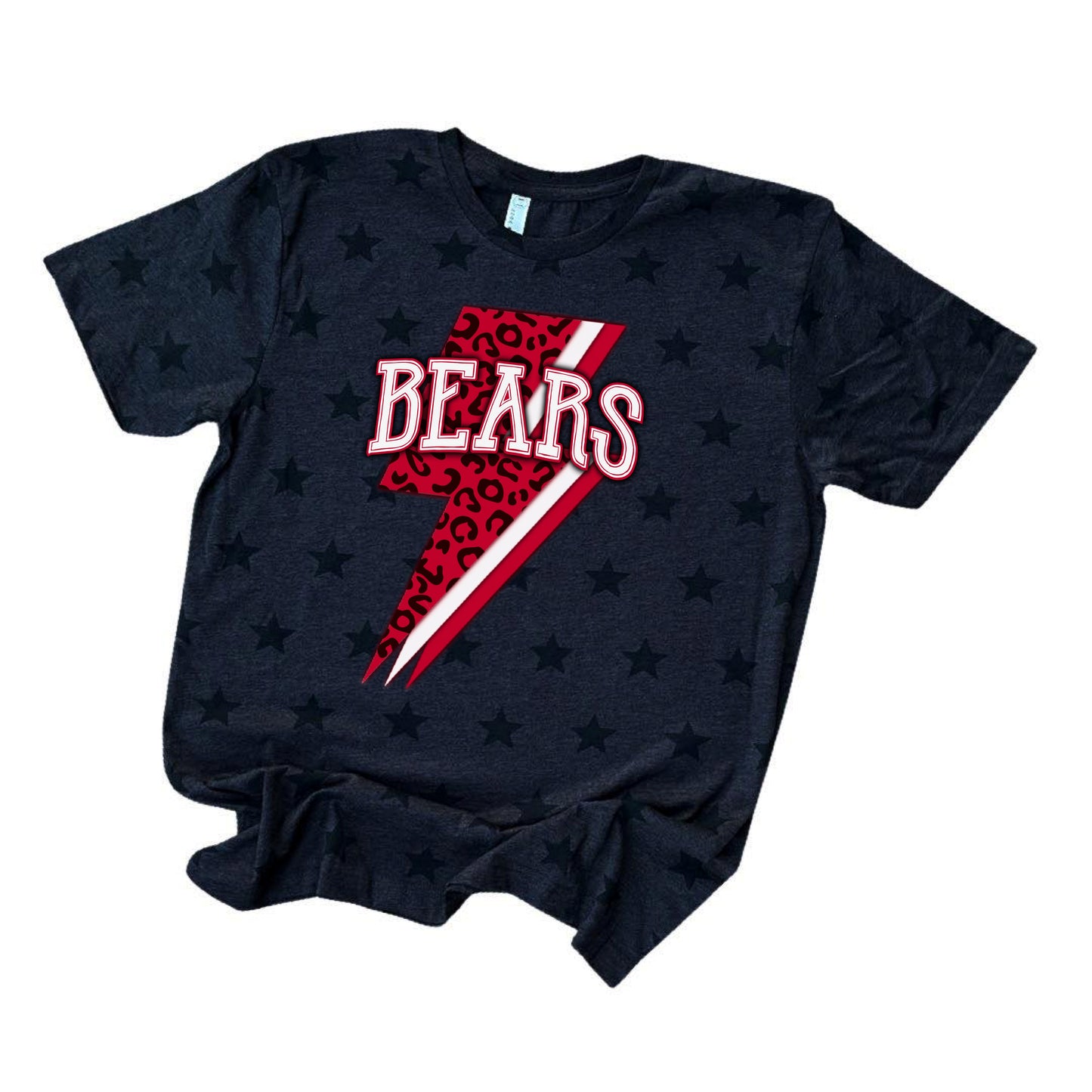 Bennington Bears Lightning Bolt Mascot Tee