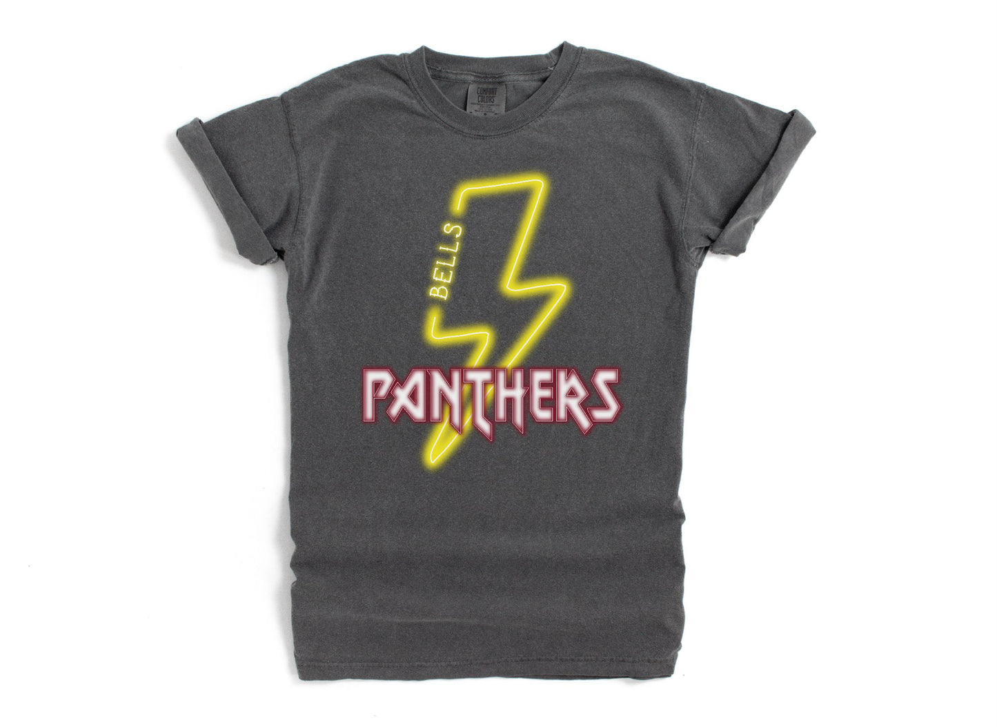 Bells Panthers - Neon Lightning Bolt