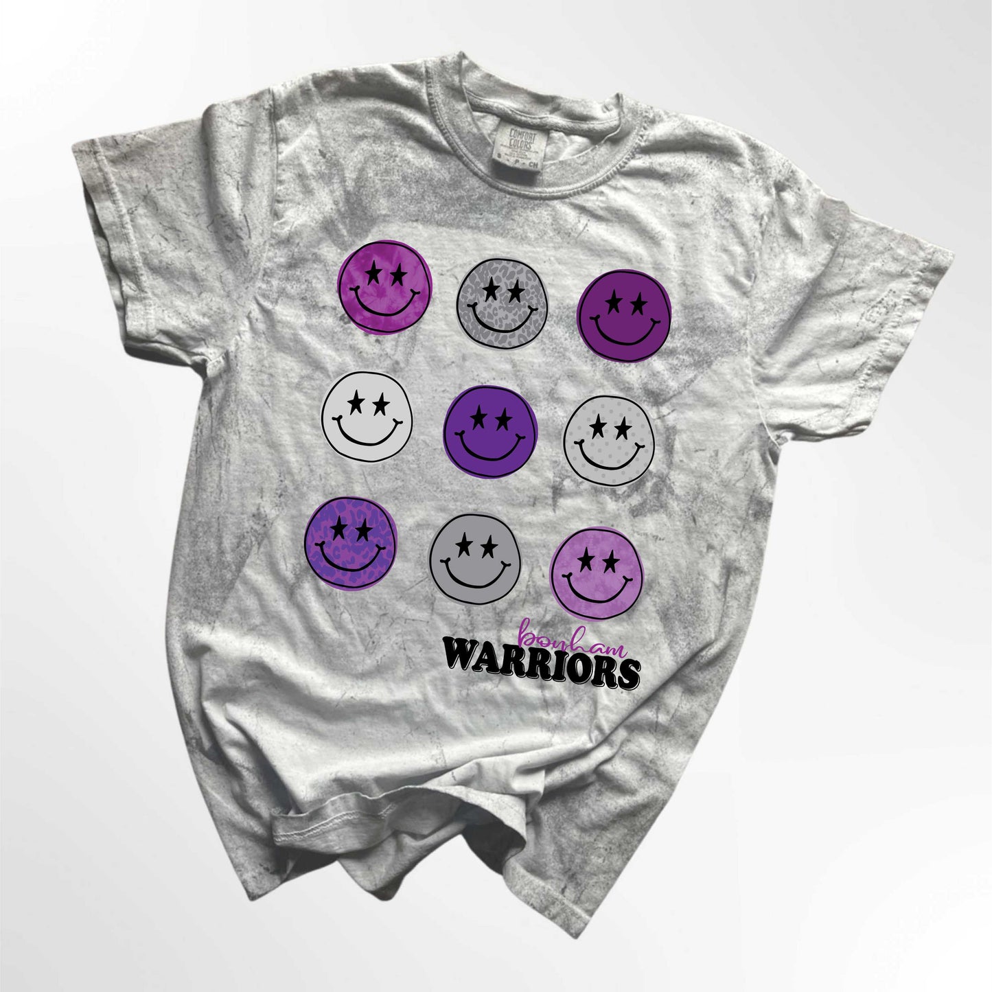 Bonham Warriors Retro Smiley Spirit Tee