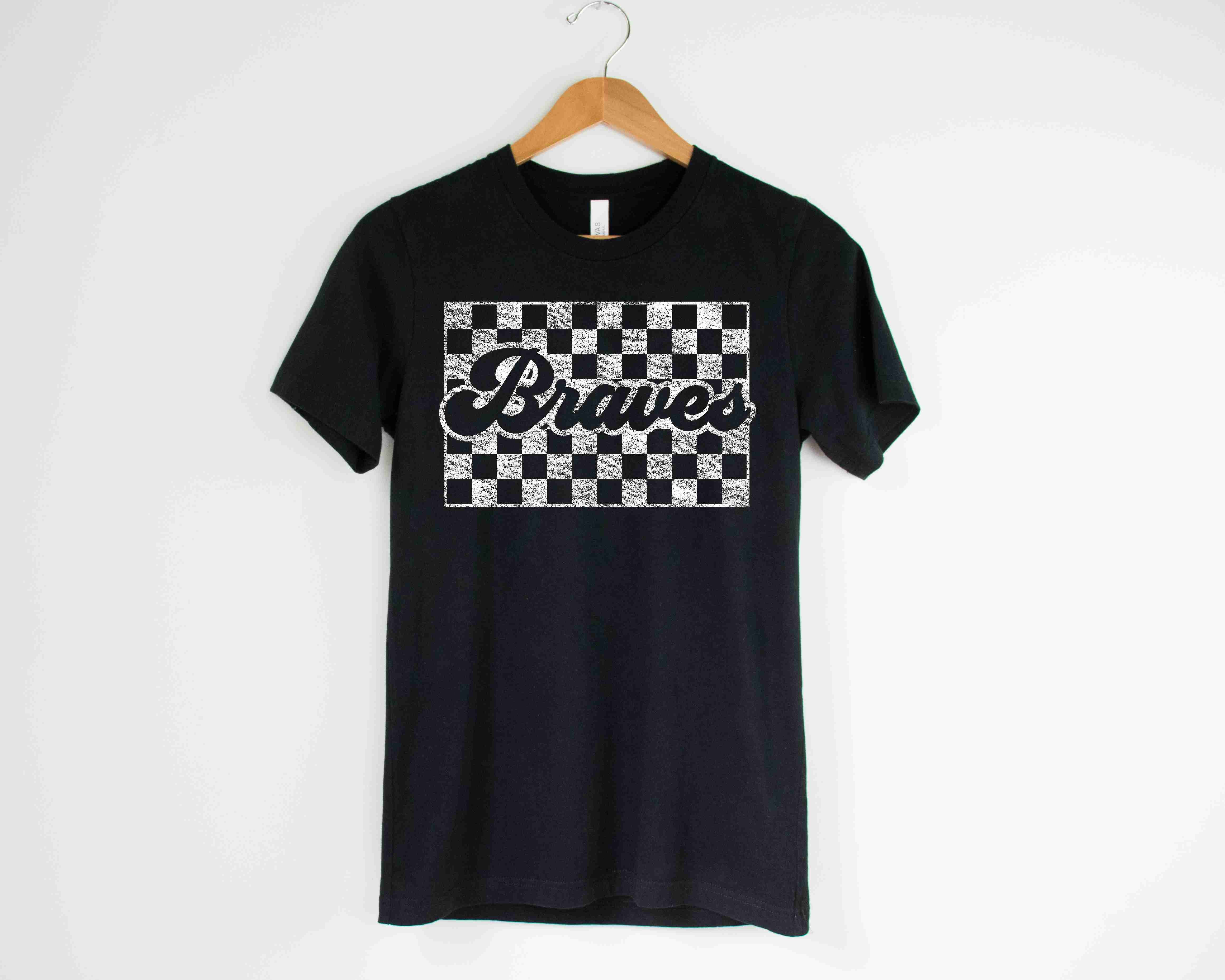 Braves Checkered T-Shirt 4T