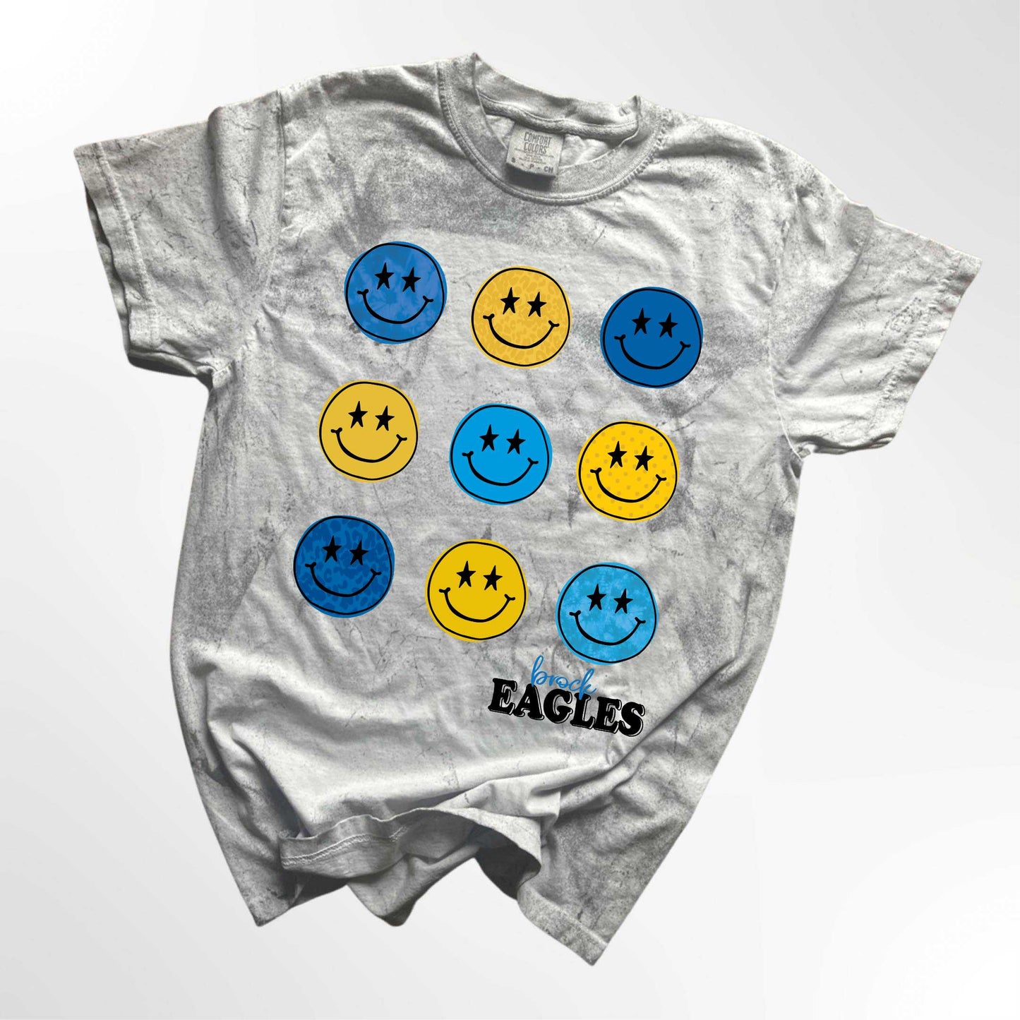 Brock Eagles Retro Smiley Spirit Tee