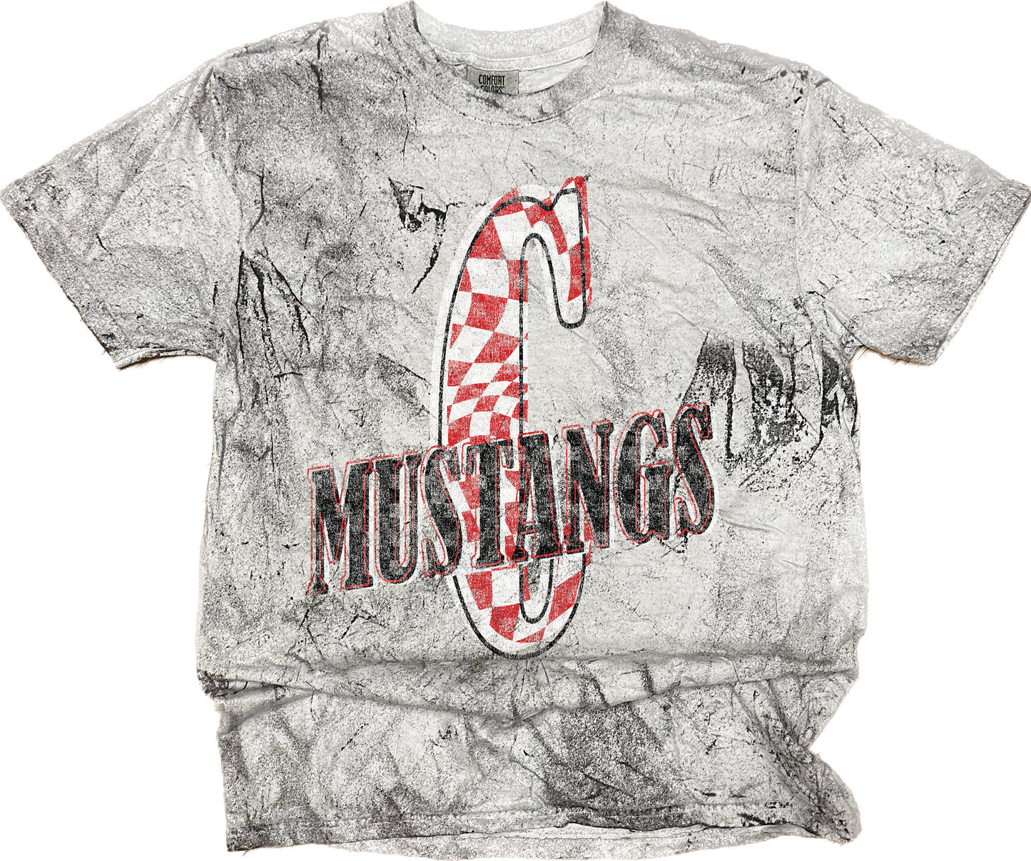Chisum Mustangs Vintage Washed Spirit Tee
