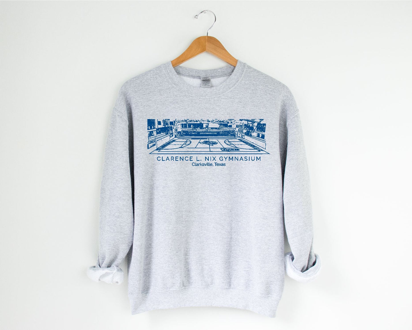 Clarence L. Nix Gymnasium - Clarksville, TX - Sweatshirt