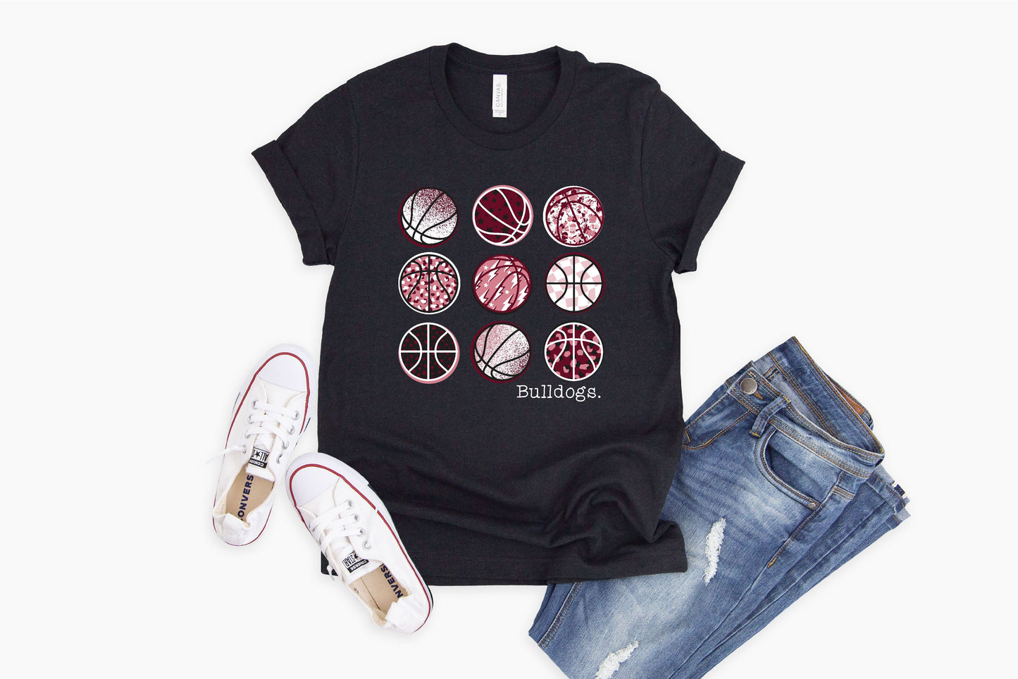 Avery Bulldogs Basketball - Crewneck & V-Necks