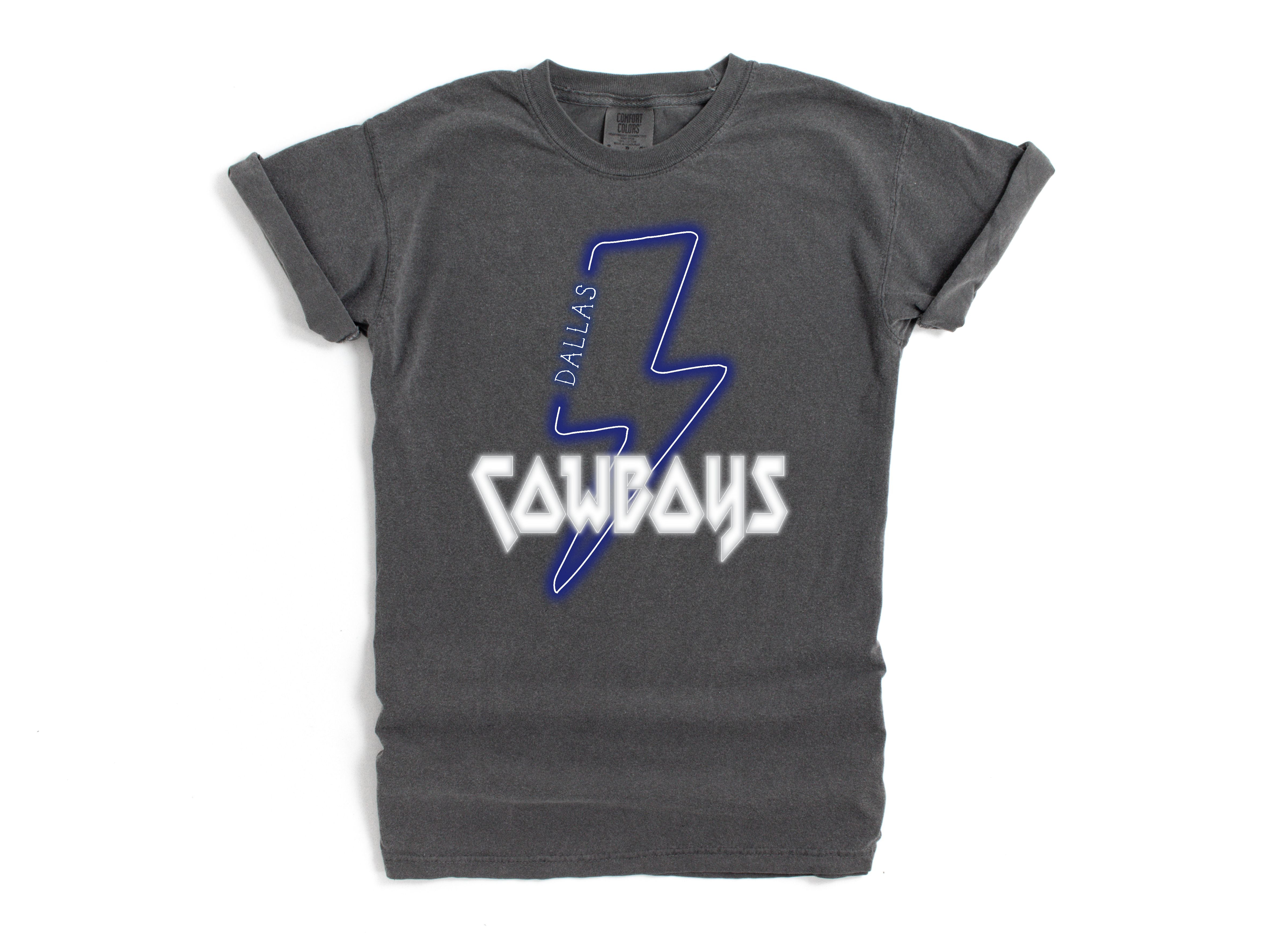 903 Threads Dallas Cowboys - Neon Lightning Bolt yxl