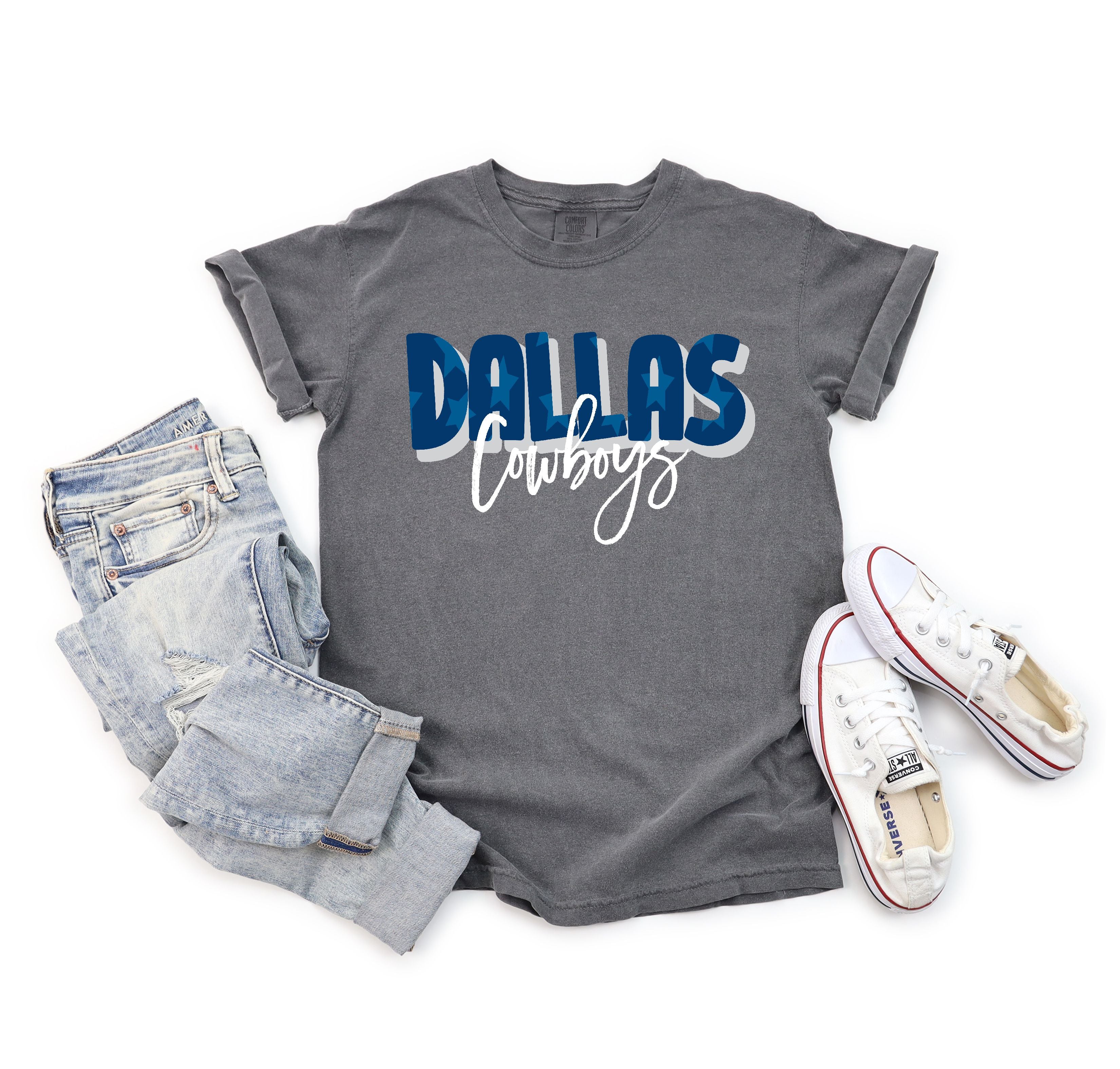 903 Threads Dallas Cowboys Star Tee YS