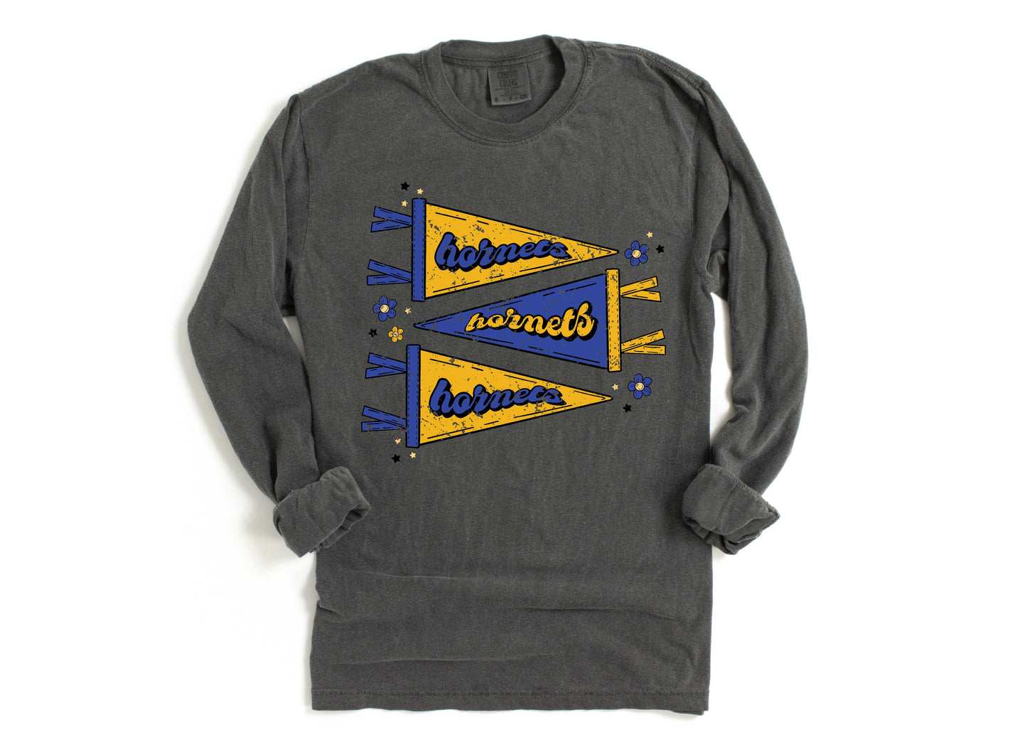 Dodd City Hornets Vintage Pennants Tee