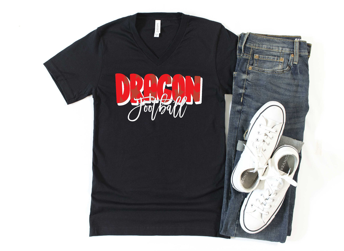 Dragons Football Star Tee