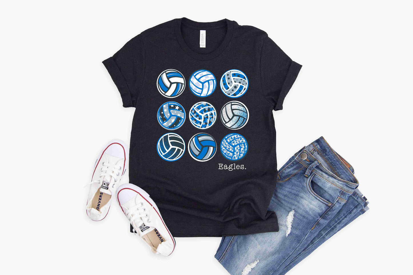 Ector Eagles Volleyball - Crewneck & V-Necks
