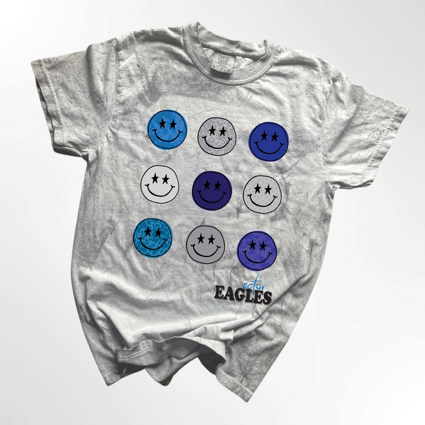 Ector Eagles Retro Smiley Spirit Tee