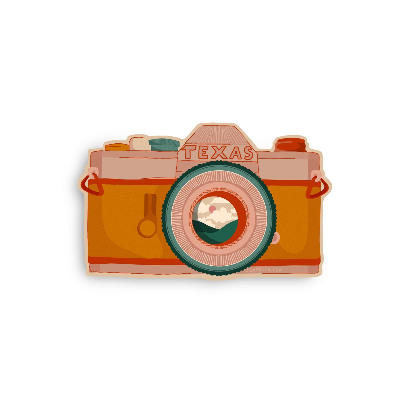 Vibey Camera Vinyl Sticker