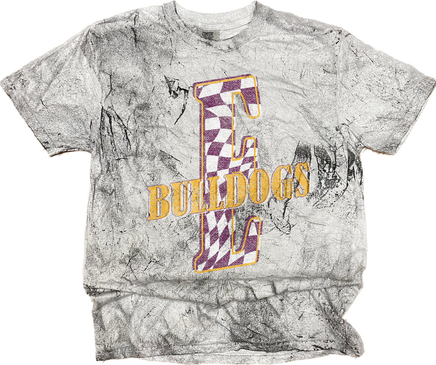Edgewood Bulldogs Vintage Washed Spirit Tee