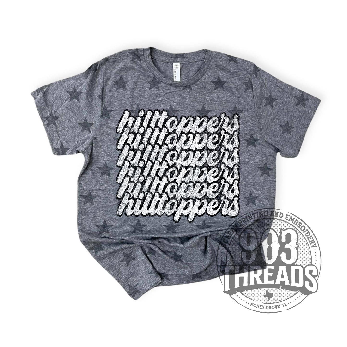 Hilltoppers Retro Washed School Spirit Tee