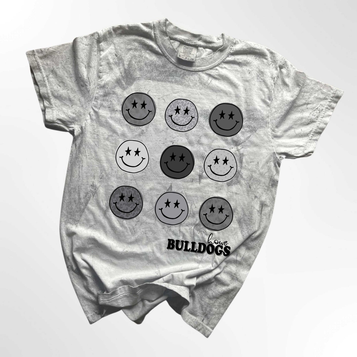 Howe Bulldogs Retro Smiley Spirit Tee