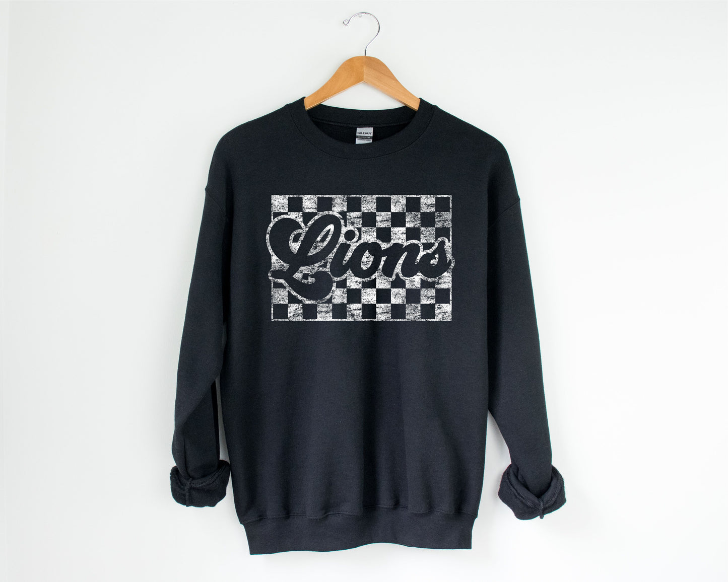 Lions Checkered Sweatshirt