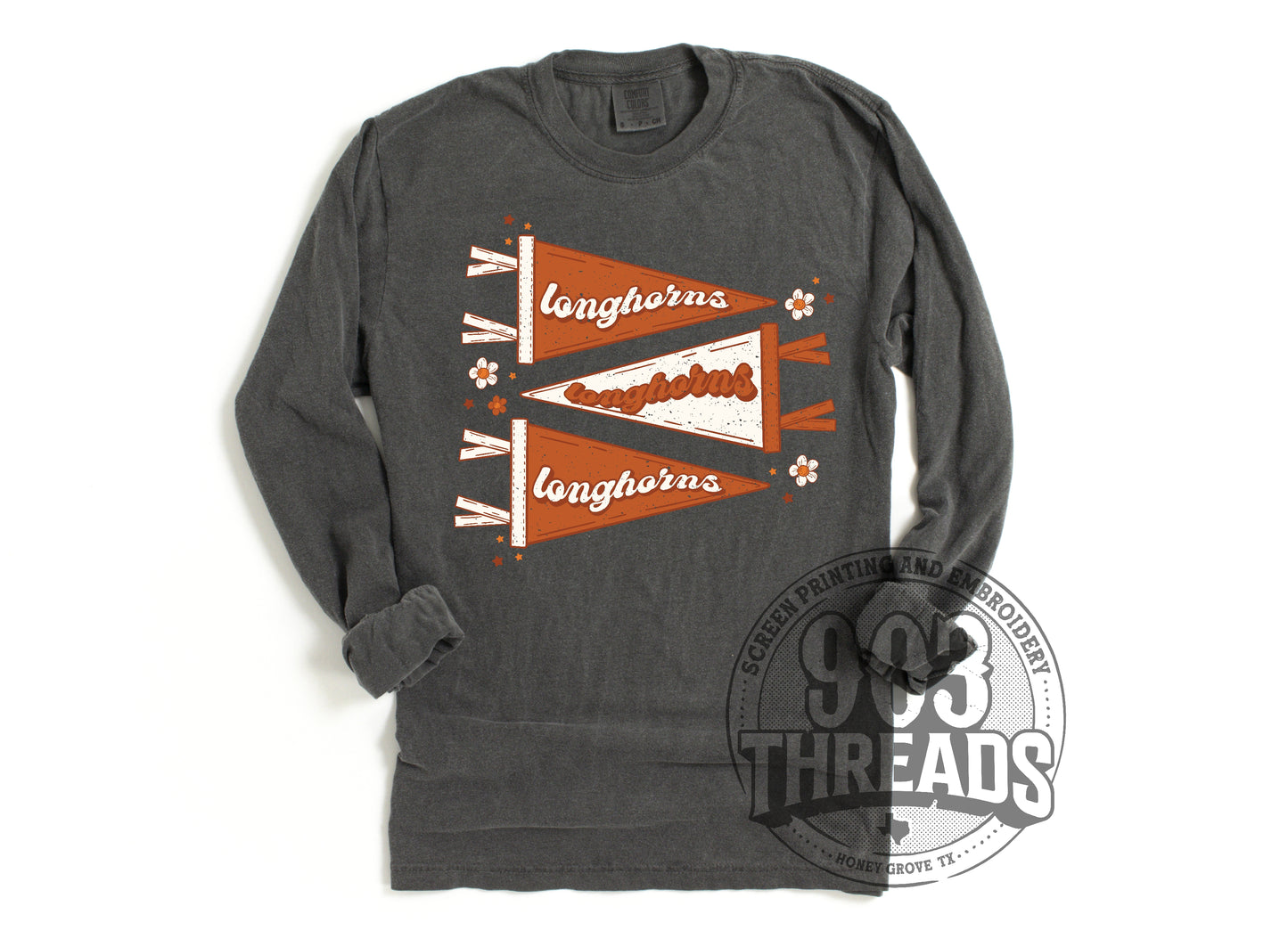 North Texas Longhorns Vintage Pennants Tee