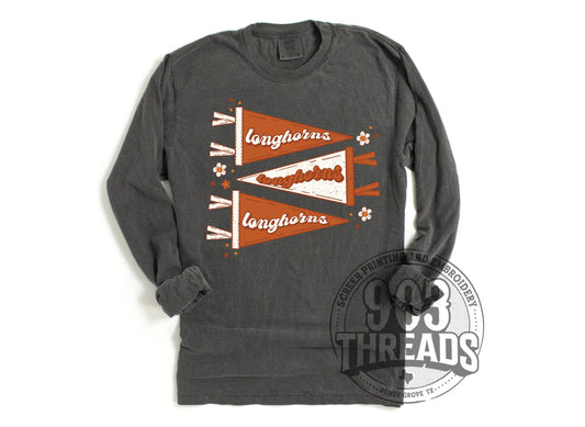 North Texas Longhorns Vintage Pennants Tee
