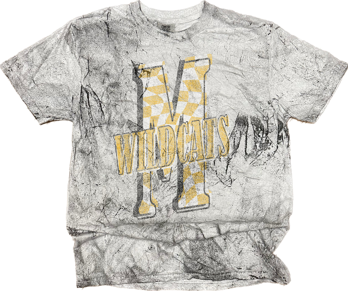 Madill Wildcats Vintage Washed Spirit Tee