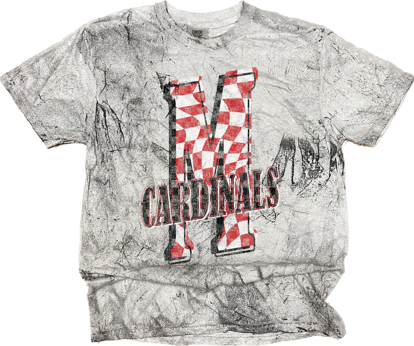 Melissa Cardinals Vintage Washed Spirit Tee