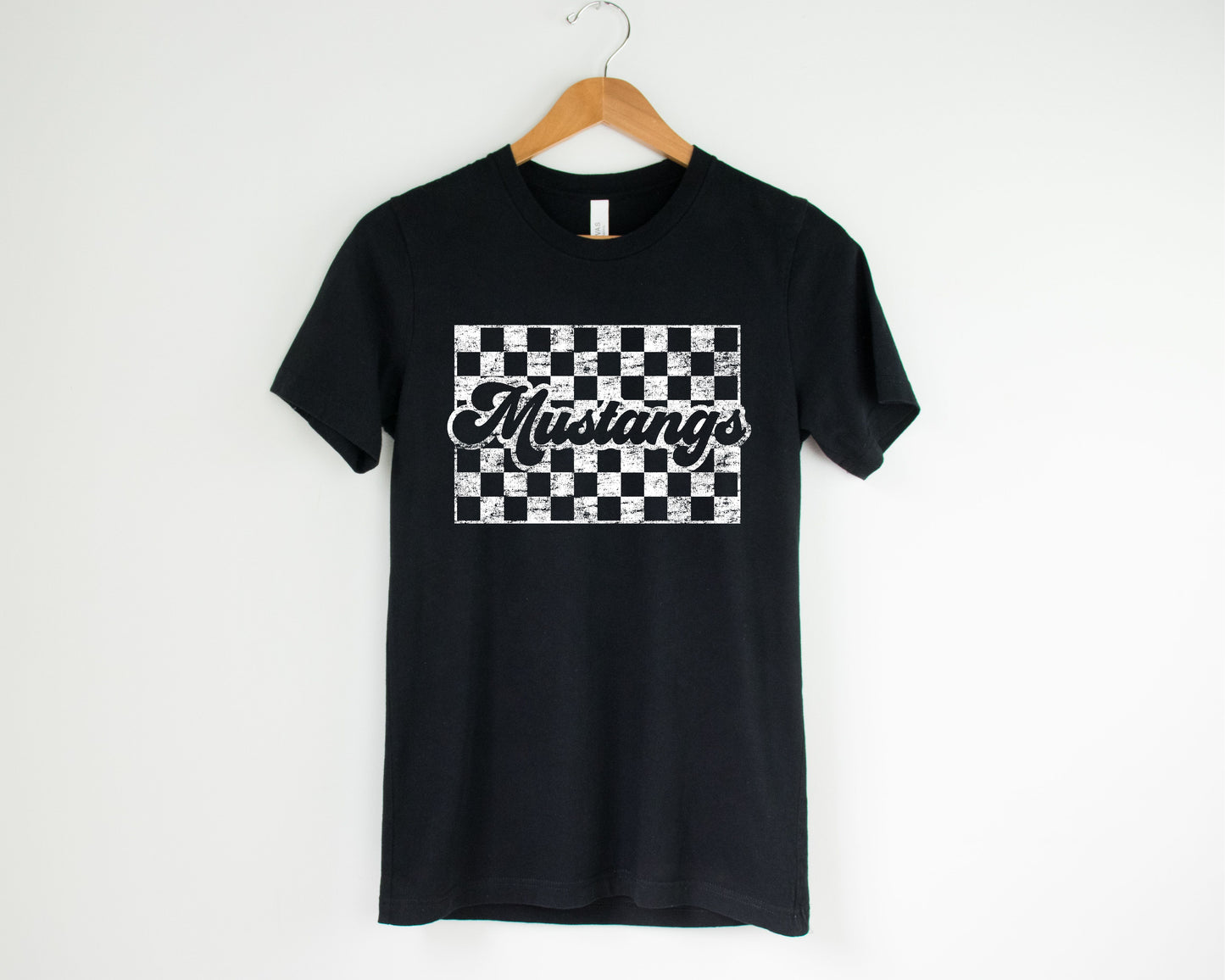 Mustangs Checkered T-Shirt