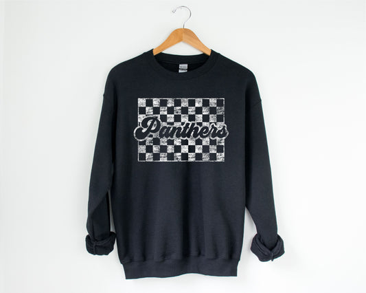 Panthers Checkered Sweatshirt