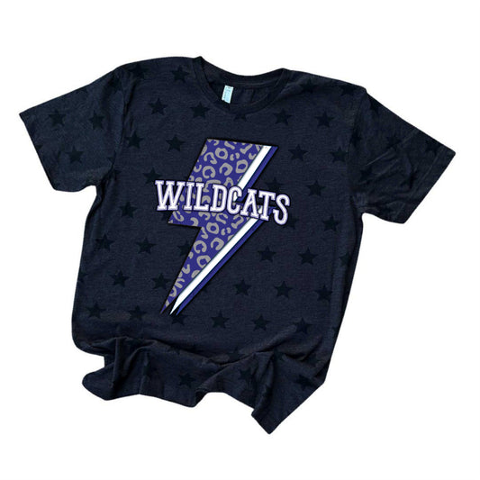 Paris Wildcats Lightning Bolt Tee