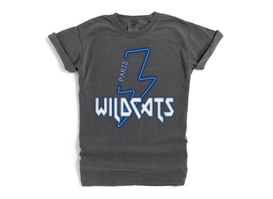Paris Wildcats - Neon Lightning Bolt