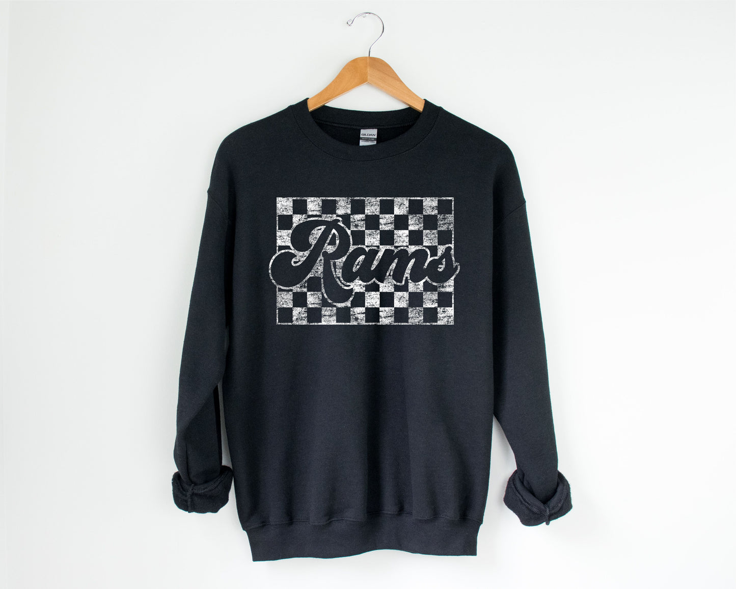 Rams Checkered Sweatshirt