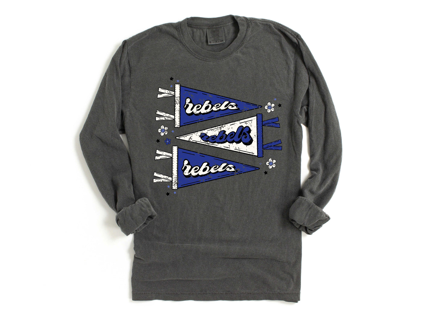 Rivercrest Rebels Vintage Pennants Tee