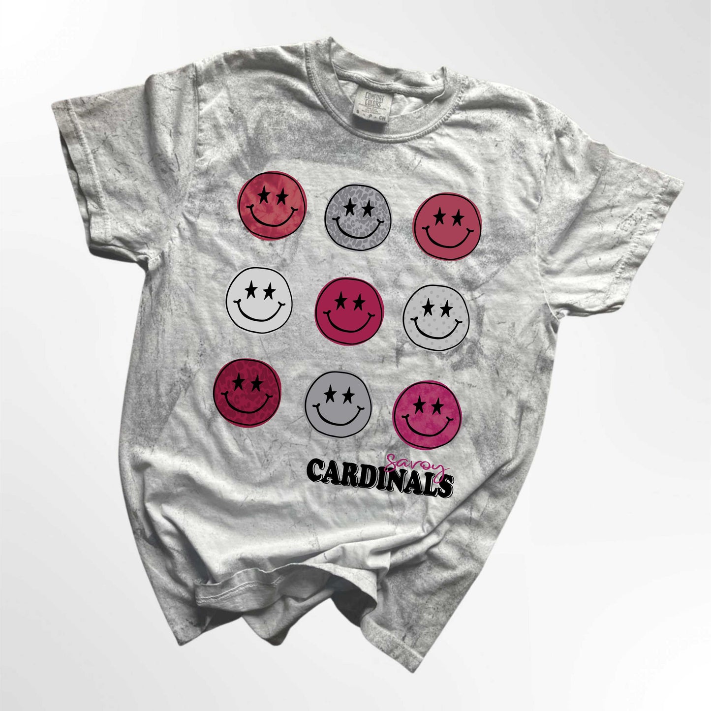 Savoy Cardinals Retro Smiley Spirit Tee