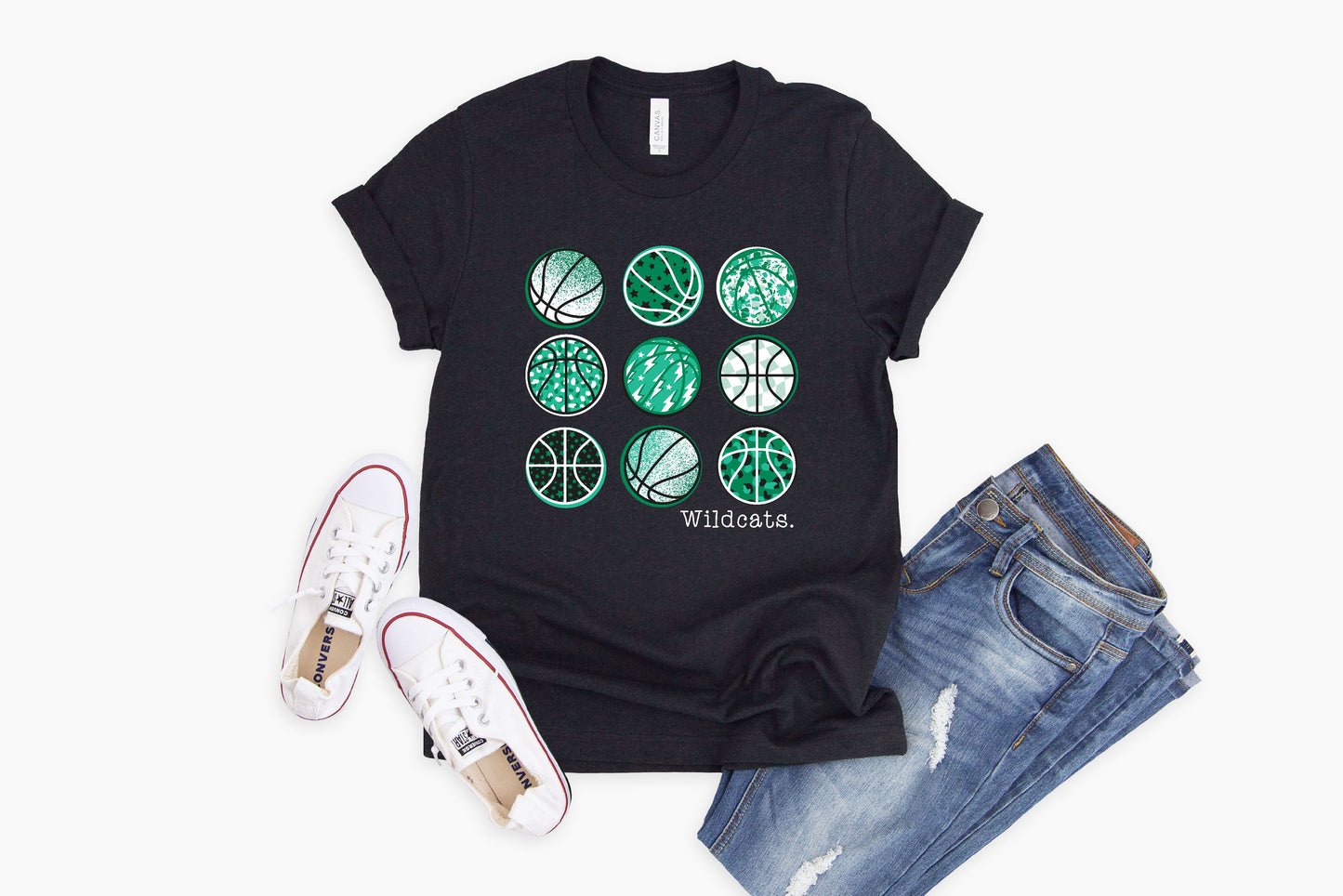 Scurry Wildcats Basketball - Crewneck & V-Necks