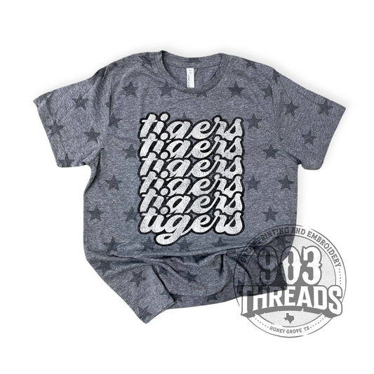 Tigers Retro Washed School Spirit Tee