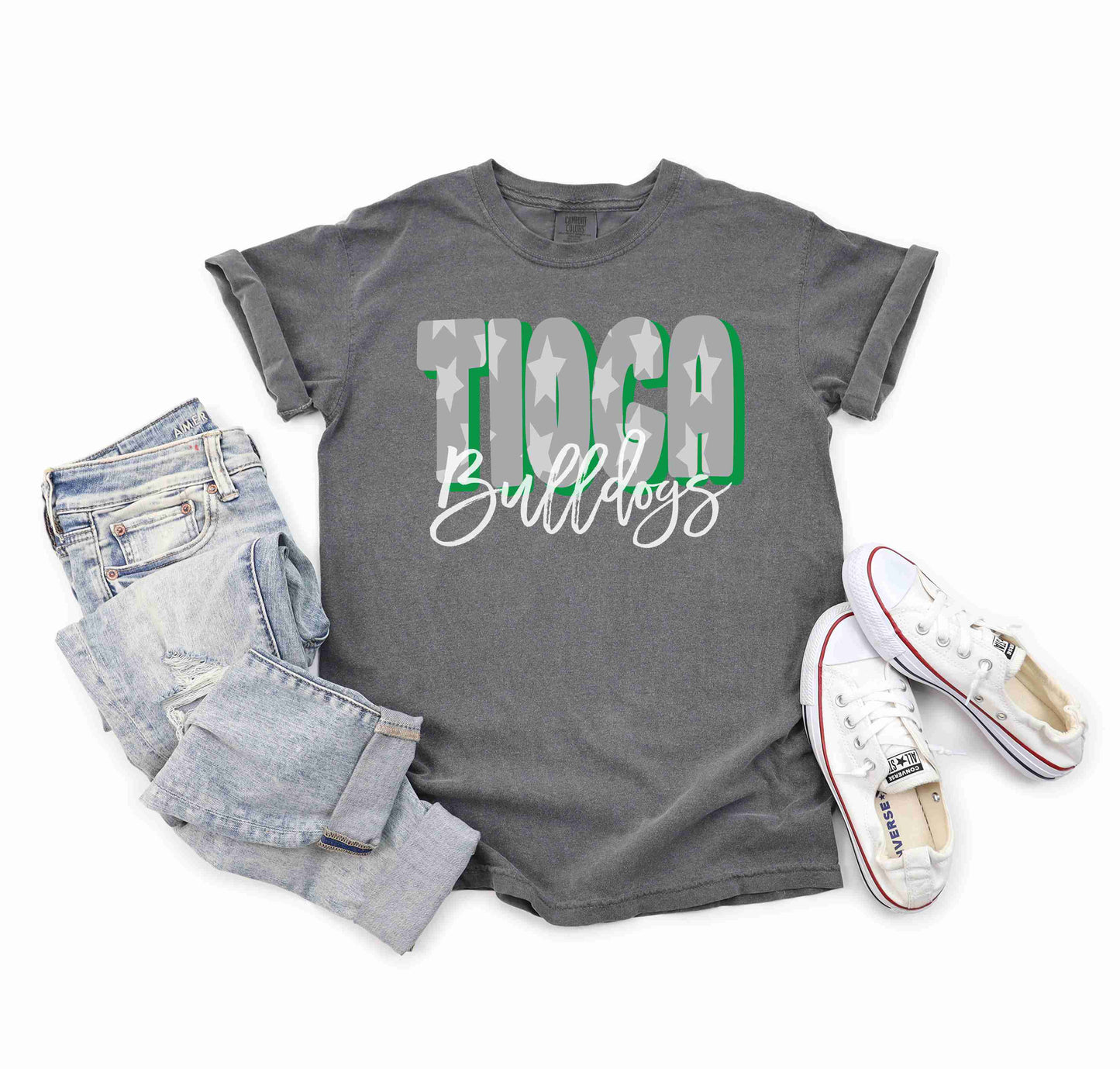 Tioga Bulldogs Star Tee