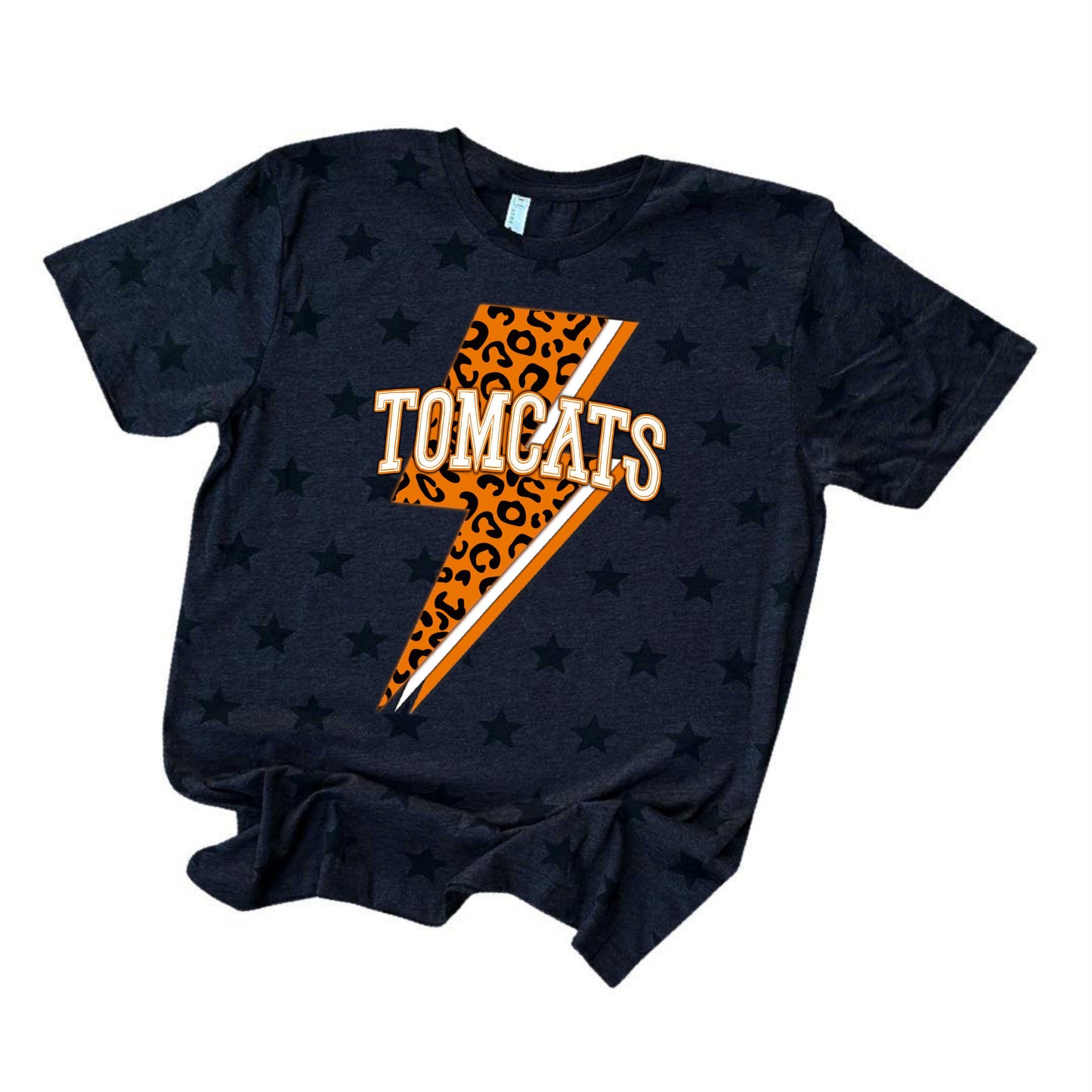 Tom Bean Tomcats Lightning Bolt Tee