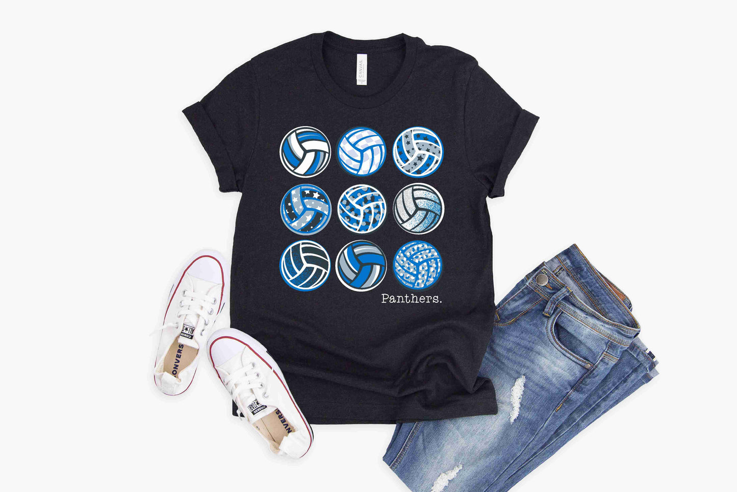 Van Alstyne Panthers Volleyball - Crewneck & V-Necks