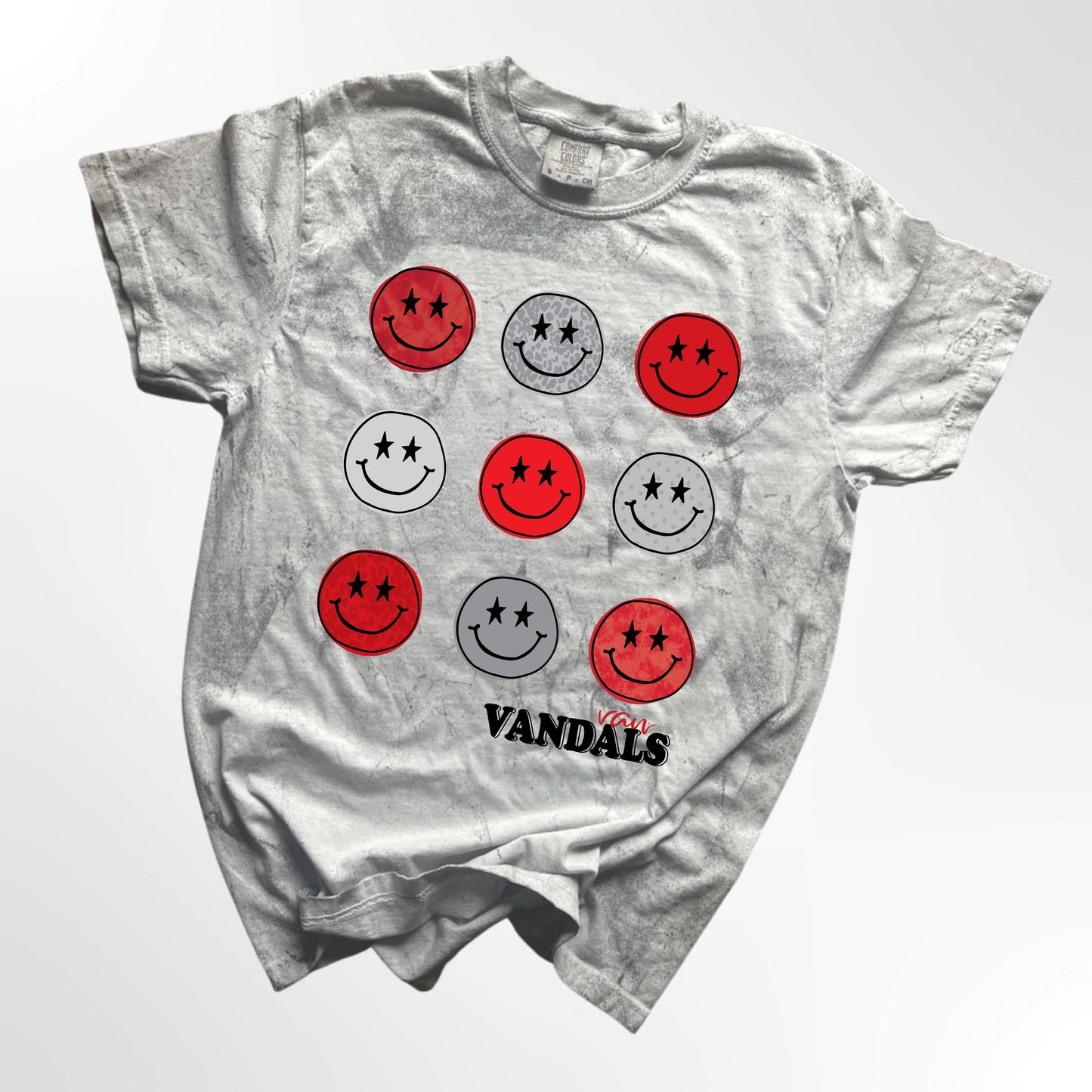 Van Vandals Retro Smiley Spirit Tee