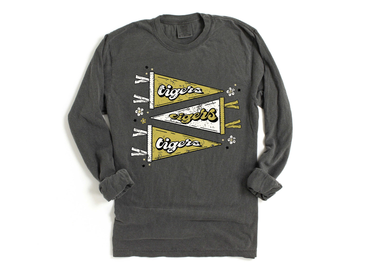 Whitewright Tigers Vintage Pennants Tee