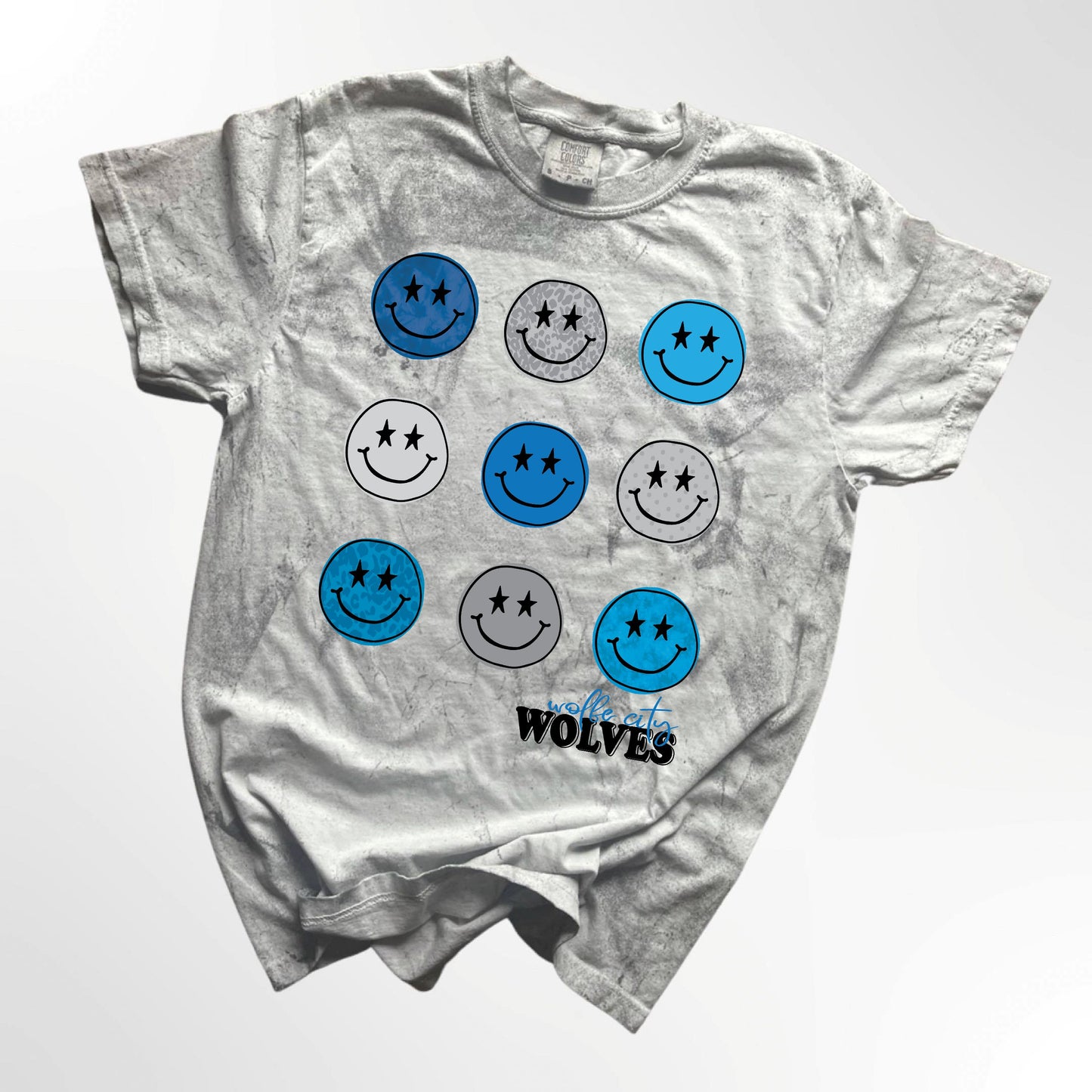 Wolfe City Retro Smiley Spirit Tee