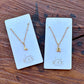 Bri Bubble Initial Necklace