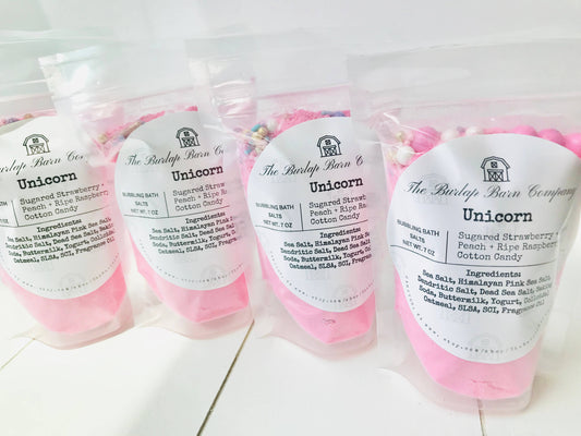 Unicorn Bubbling Bath Salts