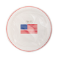 Round Flag Paper Plate