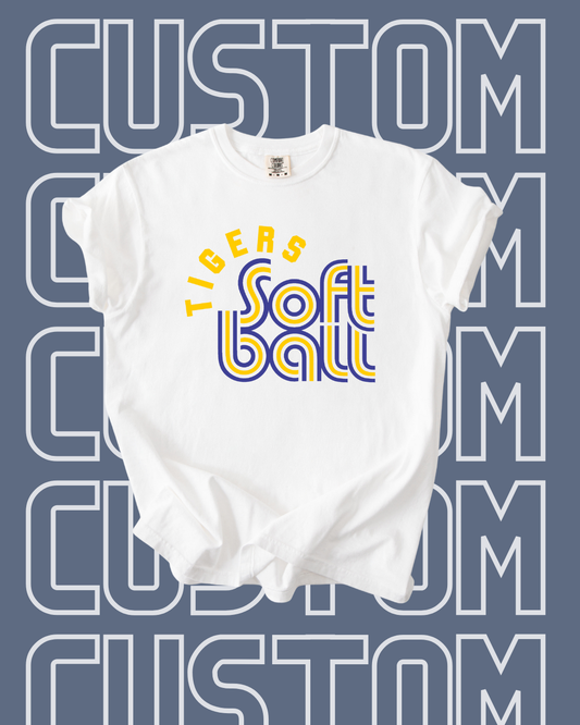 Custom Softball OR Baseball Listing -- Retro