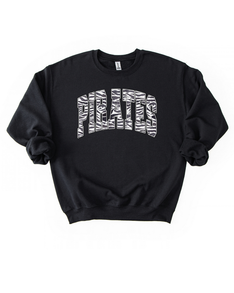 Pirates Zebra Varsity Sweatshirt