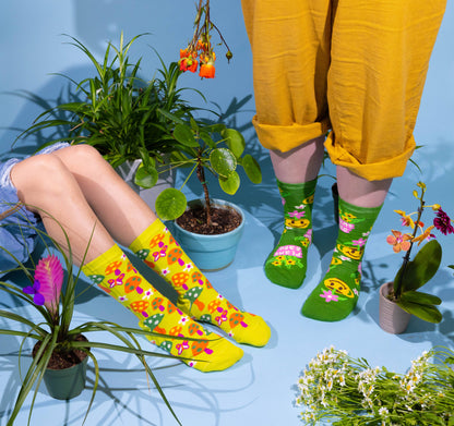 Plant Babe Socks - Women's Crew Socks for Garden Lovers